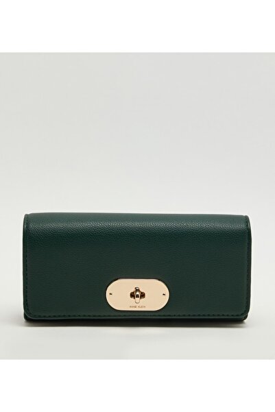 Anne Klein محفظة بغطاء دوار وقفل لولبي