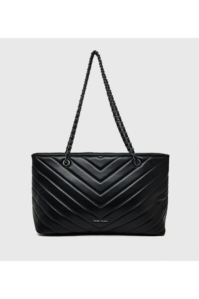 Anne Klein حقيبة كتف قابلة للتحويل بتفاصيل شعار العلامة التجارية