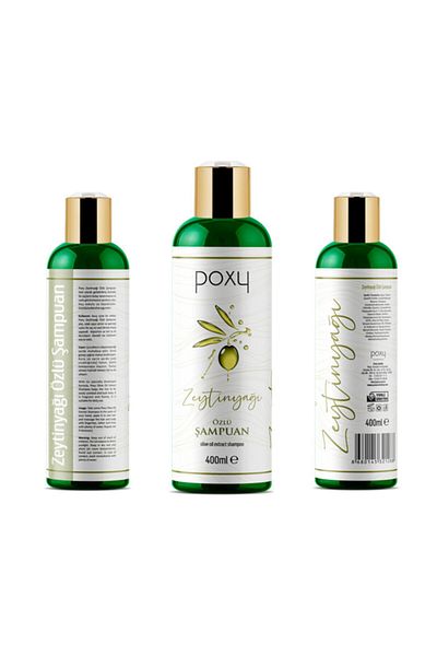 Poxy 400 Ml Olive Oil Shampoo - Strong Moisturizing and Renewing