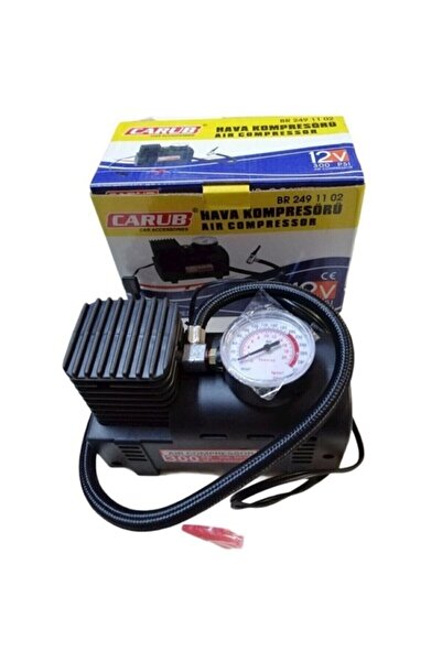 Carub Lastik Hava Kompresörü 12V 300Psi Siyah