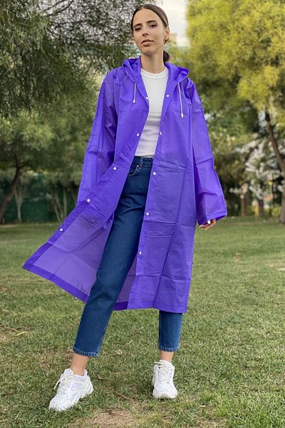 CurcunaShop Дъждобран Унисекс Водоустойчива материя Eva