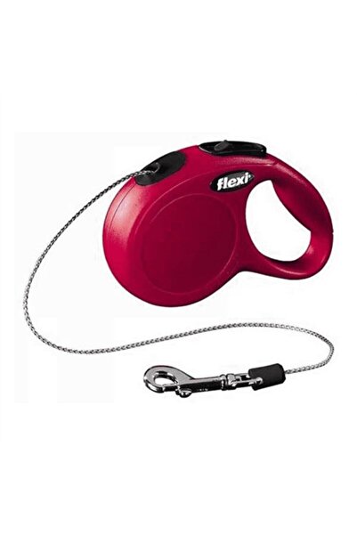 Flexi Kırmızı Small New Classic Otomatik Ip Tasma 5 Metre