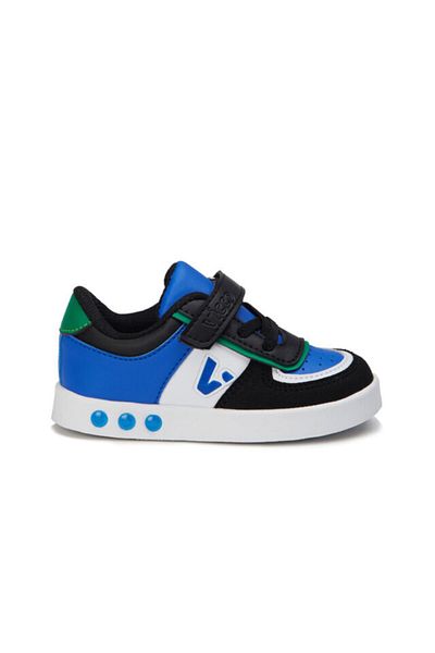 Vicco Sam Lighted Boy's Black/Sax Blue Sneakers