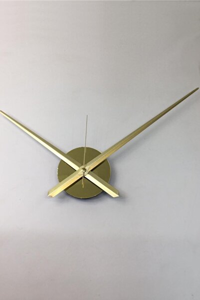 Otantik Metal Göbek Gold Renk Saat Motor Akrep Yelkovan Standart Boy