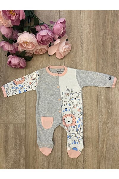 Cocoshca رومبير للأطفال مصنوع من القطن بنسبة 100% مطبوع عليه حيوانات صغيرة