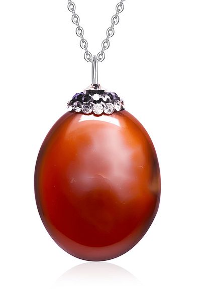 Tesbih Atölyesi Yemen Agate Stone Natural Stone Necklace