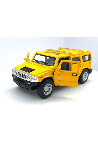 Kinsmart هامر H2 SUV 2008 هامر H2 SUV - سحب منسدلة 5 بوصة. سيارة موديل مرخصة