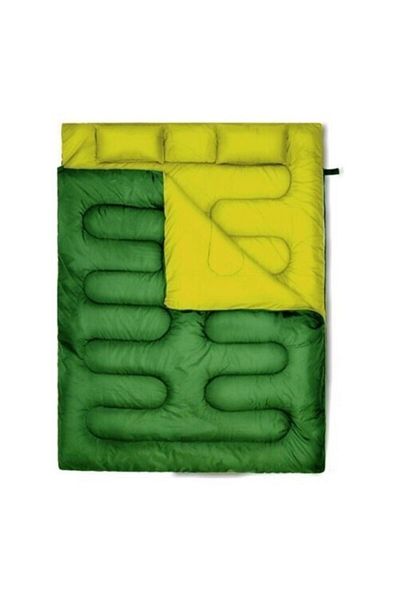 Discovery Double 190 + 30 x145 cm Green 5 Sleeping Bag