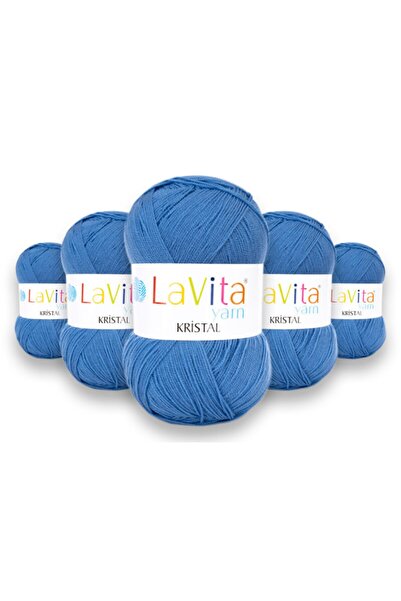 LaVita Yarn Кришталева нитка Amigurimi для ручного в'язання, набір з 5 штук T...