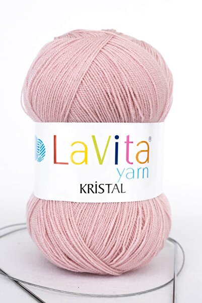 LaVita Yarn Ață de tricotat manuală Crystal Lif Amigurumi Taka Yarn (4142-GÜL)