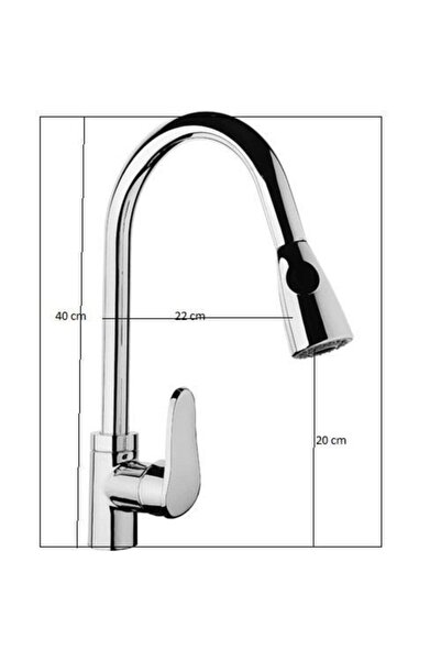 Vilas Madrid Luxure 2-Function Sink Kitchen Faucet with Spiral