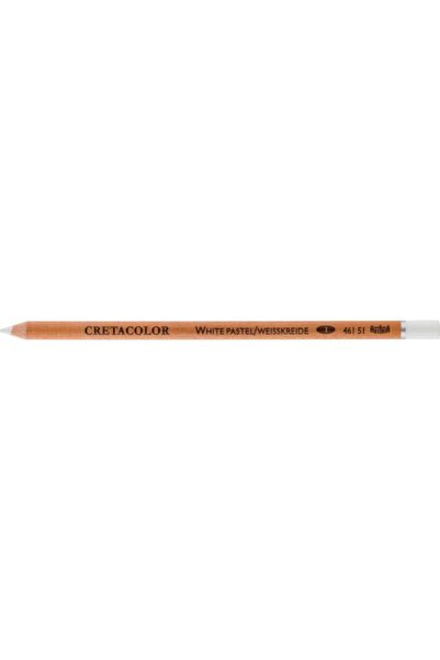 CretaColor White Pastel Pencil Soft Beyaz Tebeşir Kalemi (461 51)