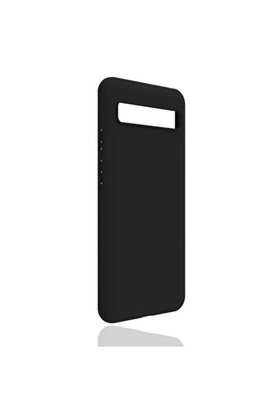 TCL 10 Plus Kılıf Kamera Çıkıntılı Esnek Koruyucu Silikon Siyah