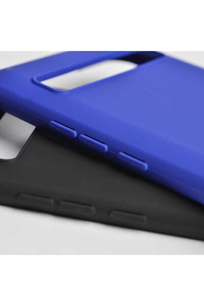 TCL 10 Plus Kılıf Kamera Çıkıntılı Esnek Koruyucu Silikon Siyah