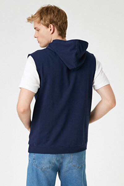 Koton Mikina bez rukávů s kapucí