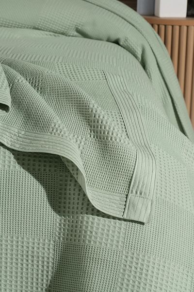 Mulberry Waflle Patterned Pique, Waflle Blanket, 100% Cotton, Thick Thread, Soft, Single 170*240