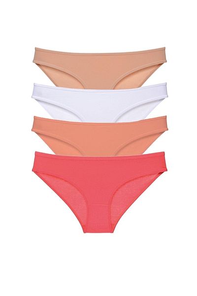 Royaleks 4 Pieces Lycra Women's Slip Panties