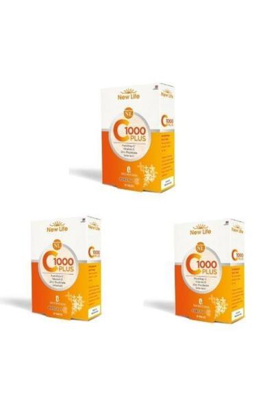 New Life C 1000 Plus 30 Tablets X 3 Pieces