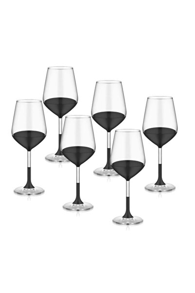 The Mia Dark 6'lı Kadeh 350cc