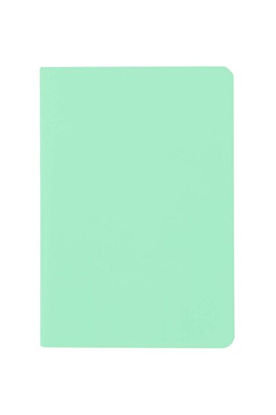 Meteksan Colors A5 Cardboard Cover Notebook, 40 Sheets, Checkered, Green (Dolmakalem Compatible)