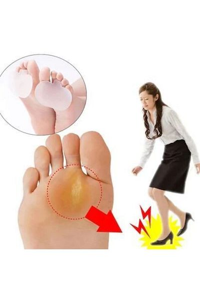CMT Underfoot Callus Prevention Ring Silicone Pad 2 Pieces
