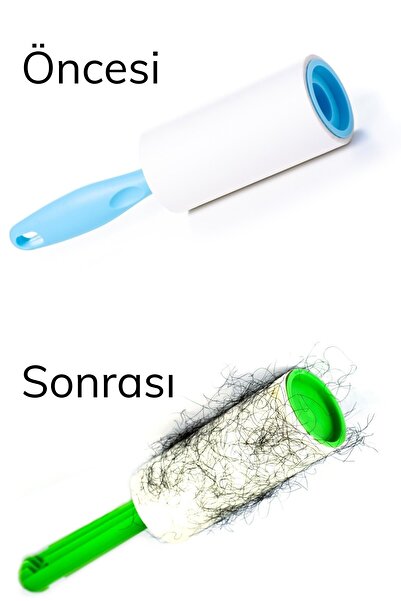 Buffer 2 Pieces 50 Sheets Practical Hair Removal and Dust Cleaning Roller