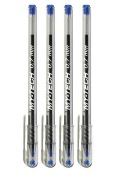 Pensan My-tech Ballpoint Pen 4 Pieces Blue