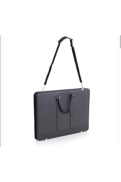 BBACK Leather Project Bag K-501 35x50cm Black