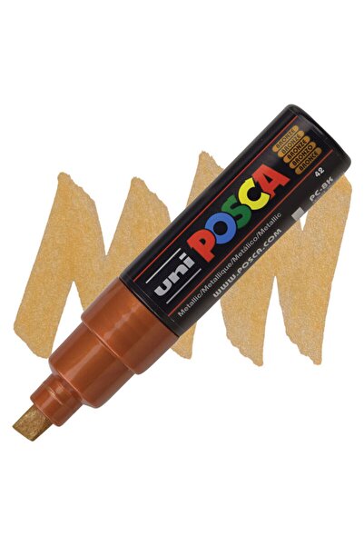 Anka Art قلم تحديد Uni Posca Pc-8k برونزي 8.0 مم