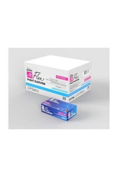 Reflex Flex Blue Powder-Free TPE Gloves (s) 100 x 20 Boxes - 1 Box