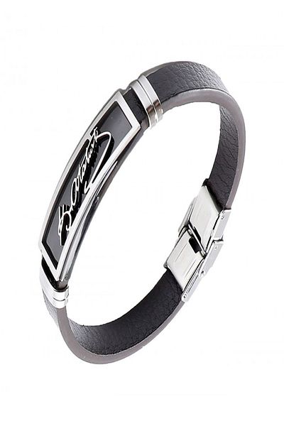 axexuar Ataturk Signed Men's/Women's Steel Bracelet Non Tarnish, Stainless, Adjustable