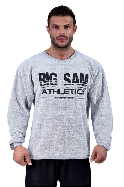 Big Sam Men's Ecru Towel Winter Sweater 4695