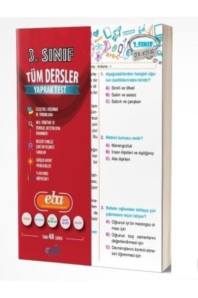 Oscar Yayınları 3. Sınıf Tüm Dersler EBA Yaprak Test / Kolektif / Oscar Yayın...