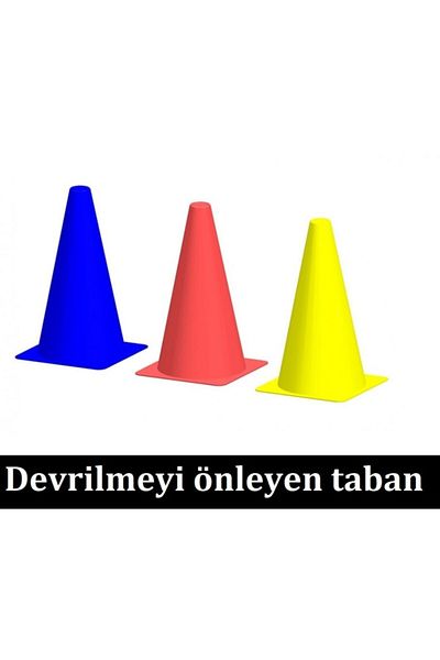 Povit 3-Piece Indoor-Outdoor Training Funnel 25 Cm Anti-Rollover Floor