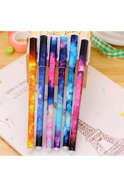 Fillikutum Galaxy 6-Piece Ballpoint Gel Pen Set