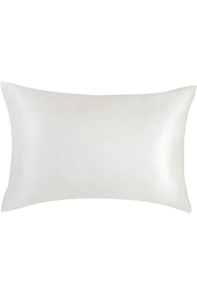 FAVORİTE HOME COLLECTION Λευκή βαμβακερή σατέν μαξιλαροθήκη