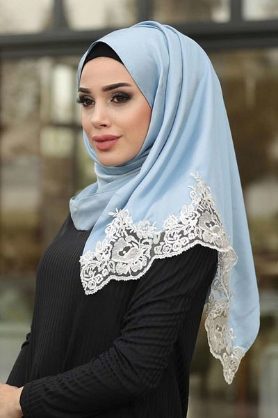 Neva Style - Şal Hijab cu aspect de mătase 1007