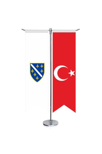 Genel Markalar Bosna Hersek (1992-1998) Bayrağı Ve Türkiye -kırlangıç - Saten...
