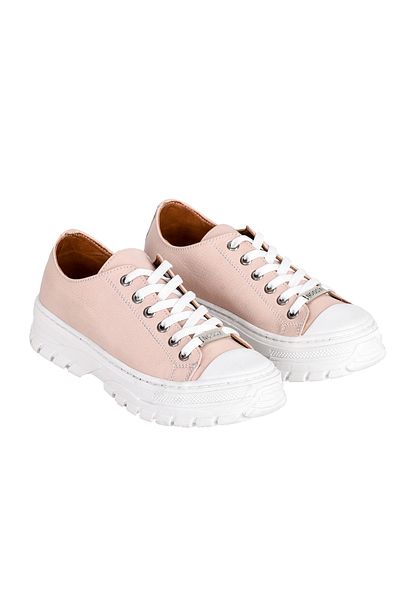 NOOSY Pantofi de damă roz din piele naturală
