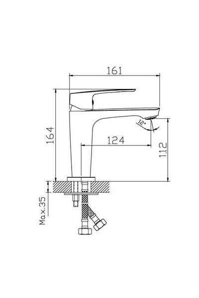 NSK Noxia Sink - Chrome Faucet