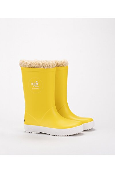 IGOR W10207-ıgr008 Splash Nautıco Borreguıto Amarıllo/yellow Sarı Tüylü Unisex Çocuk Çizme