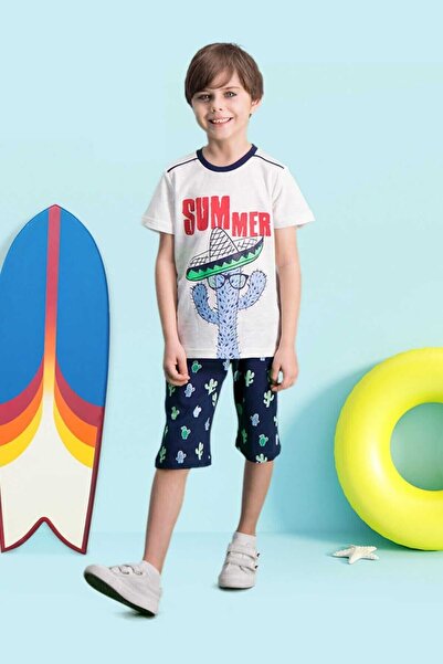 ROLY POLY Summer Cream Boy Capri Set