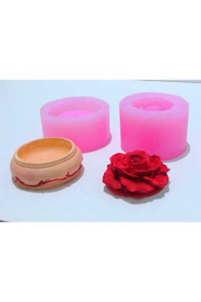 Rose Lid Jewelry Box Scented Stone Silicone Mold