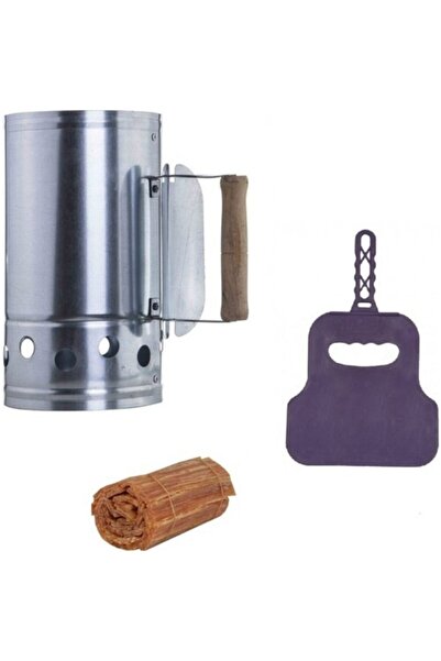 Genel Markalar Mangal Barbekü Yakma Seti Kormatik Çıra Yelpaze Közmatik Manga...