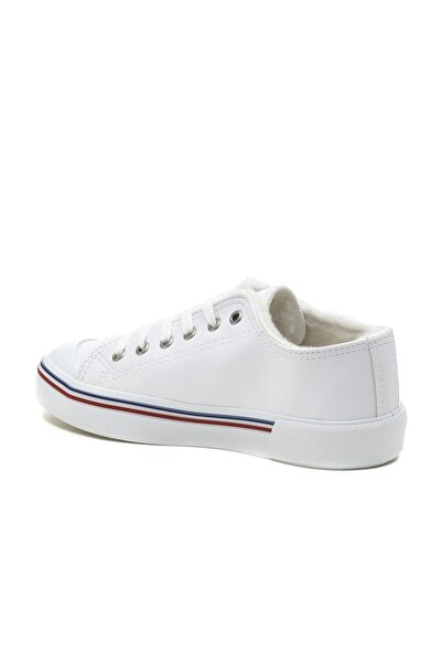 U.S. Polo Assn. Penelope Krk. 1pr Beyaz Kadın Havuz Taban Sneaker