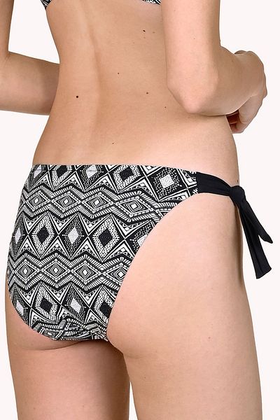 Lisca Γυναικείο ασπρόμαυρο πλαϊνό δέσιμο με slip-on κάτω μέρος της Αϊτής