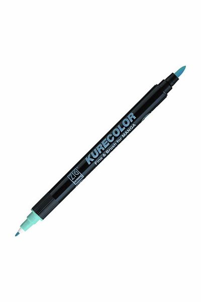 Zig Zıg Kurecolor Cartoonist Fine & Brush Marker Cnkc2200 Double Ended Manga and Graphic Marker No:303 Light