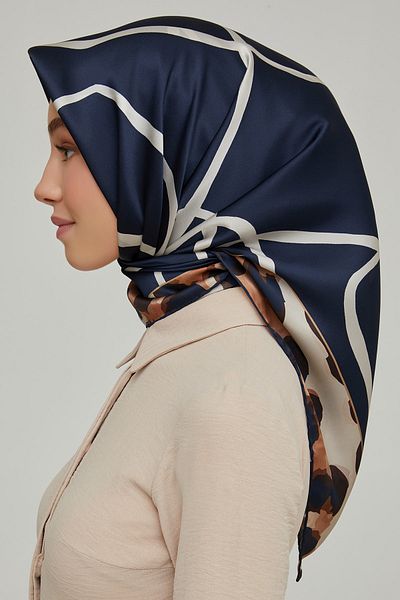 Armine Μεταξωτό φουλάρι 8653d (sura) (νοσταλγία)