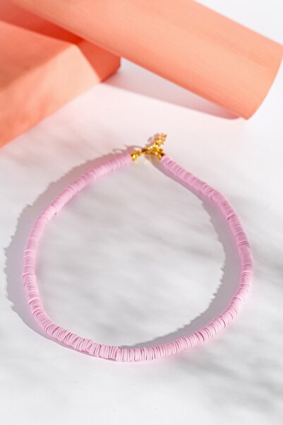 Artikel الوردي فيمو الخرز قلادة، قلادة المختنق