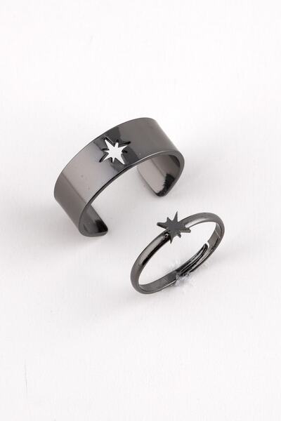 Sortie Aksesuar Çelik Kutup Yıldızı Figürlü Boyu Ayarlanabilir 2'li Çift Yüzü...